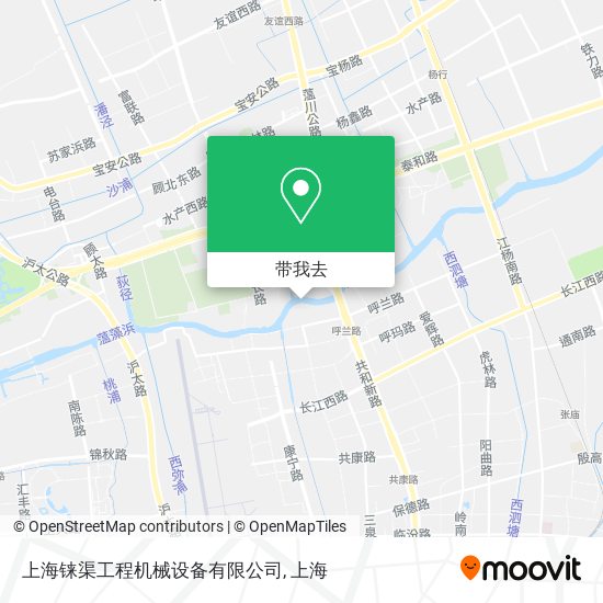 上海铼渠工程机械设备有限公司地图