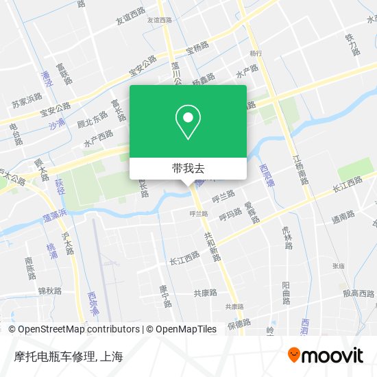 摩托电瓶车修理地图