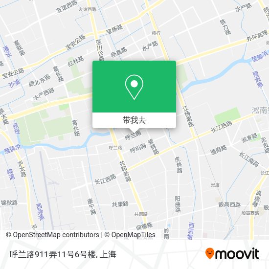 呼兰路911弄11号6号楼地图