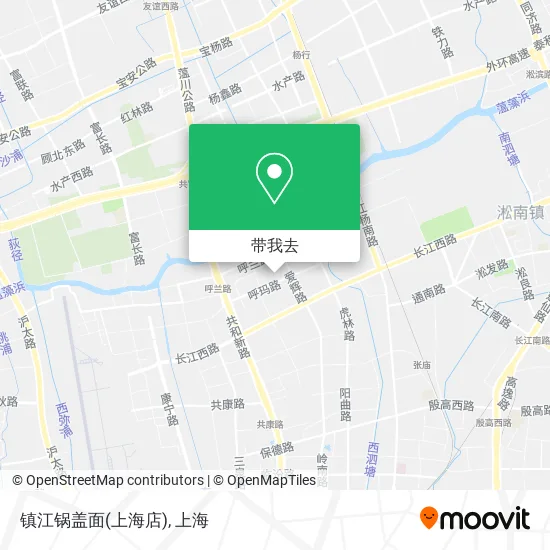 镇江锅盖面(上海店)地图
