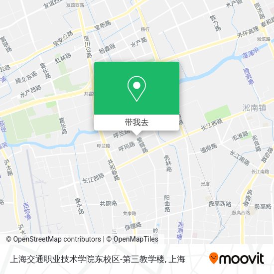 上海交通职业技术学院东校区-第三教学楼地图