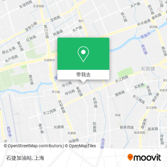 石捷加油站地图