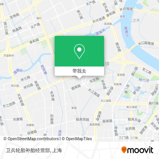 卫兵轮胎补胎经营部地图