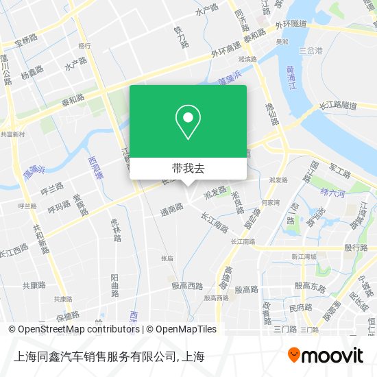 上海同鑫汽车销售服务有限公司地图