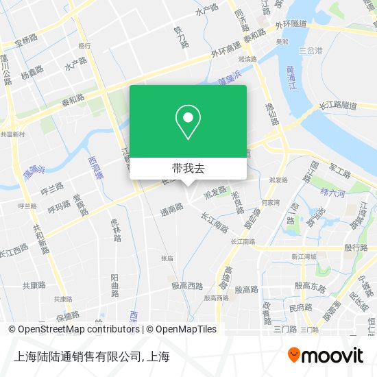 上海陆陆通销售有限公司地图