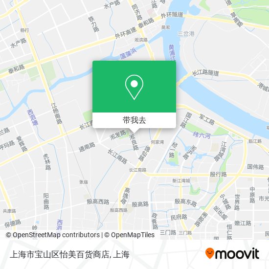 上海市宝山区怡美百货商店地图