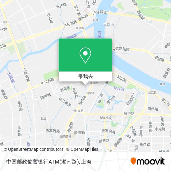 中国邮政储蓄银行ATM(淞南路)地图