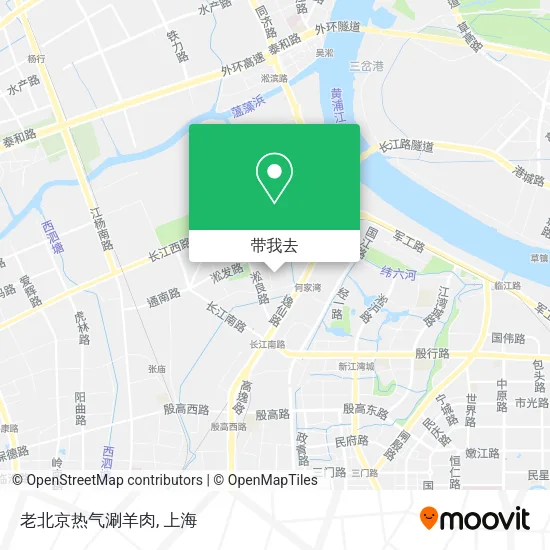 老北京热气涮羊肉地图