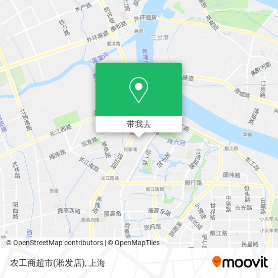 农工商超市(淞发店)地图