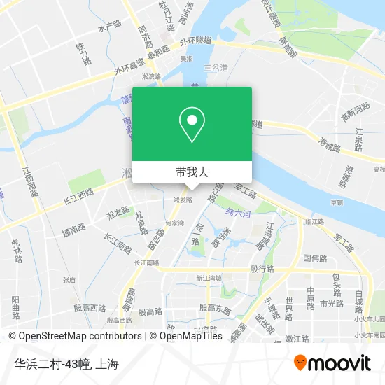 华浜二村-43幢地图