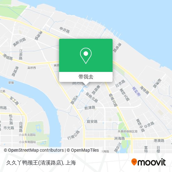 久久丫鸭颈王(清溪路店)地图