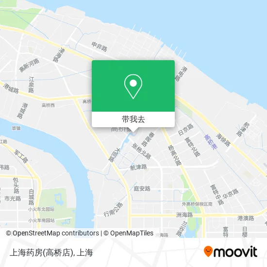 上海药房(高桥店)地图