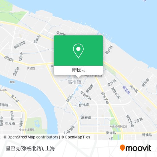 星巴克(张杨北路)地图