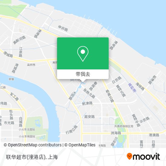 联华超市(潼港店)地图