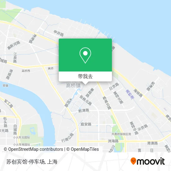 苏创宾馆-停车场地图