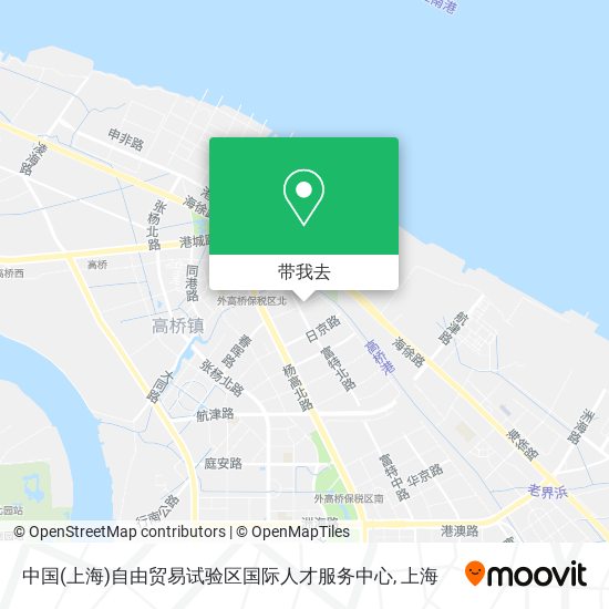 中国(上海)自由贸易试验区国际人才服务中心地图