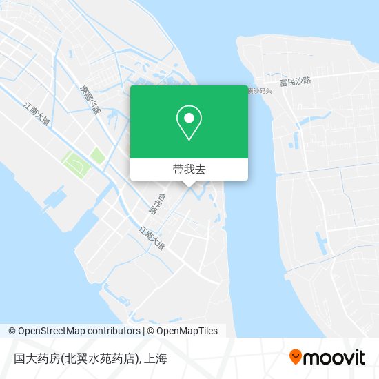 国大药房(北翼水苑药店)地图