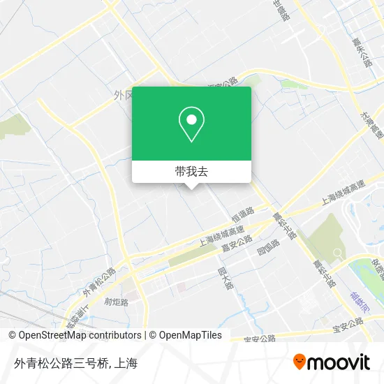 外青松公路三号桥地图