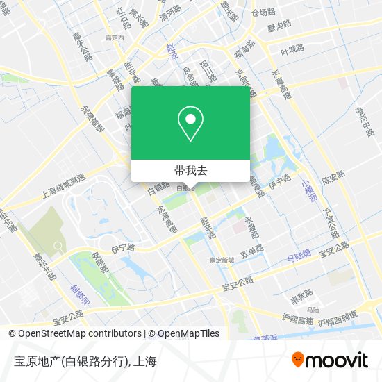 宝原地产(白银路分行)地图