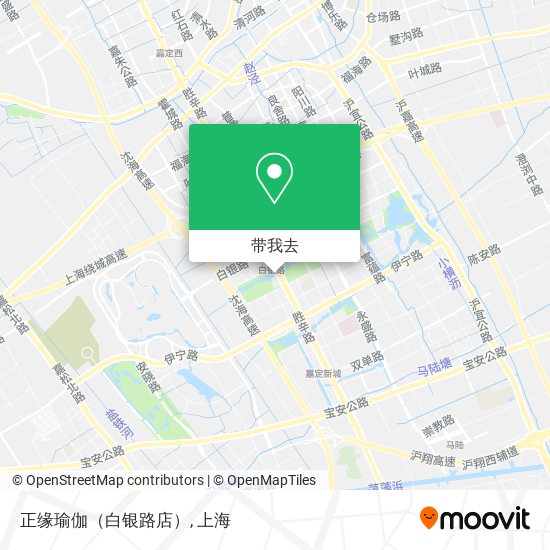 正缘瑜伽（白银路店）地图