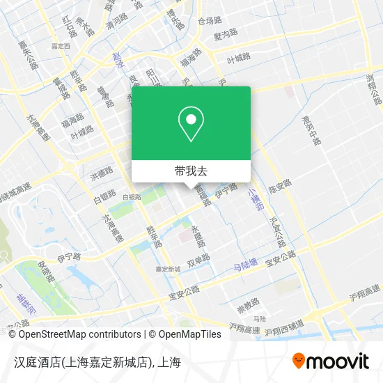 汉庭酒店(上海嘉定新城店)地图