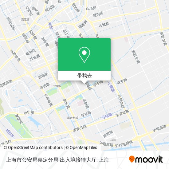 上海市公安局嘉定分局-出入境接待大厅地图