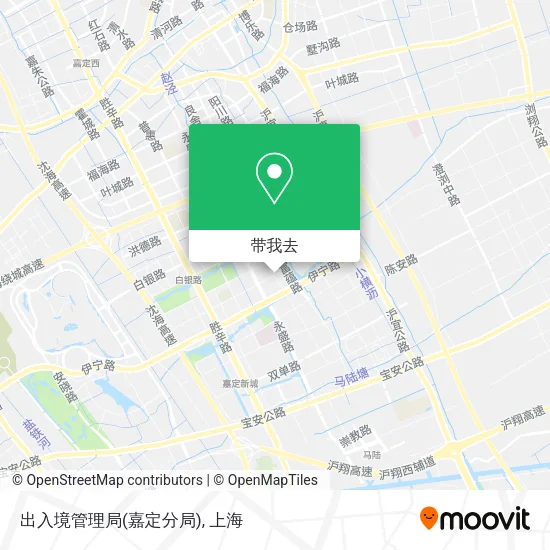 出入境管理局(嘉定分局)地图