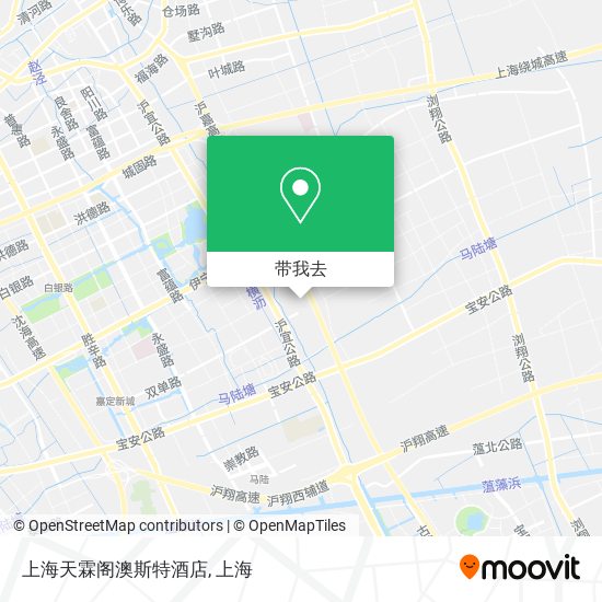 上海天霖阁澳斯特酒店地图
