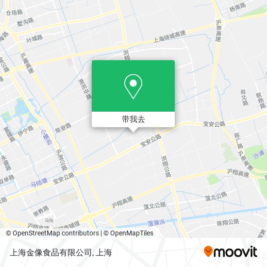 上海金像食品有限公司地图