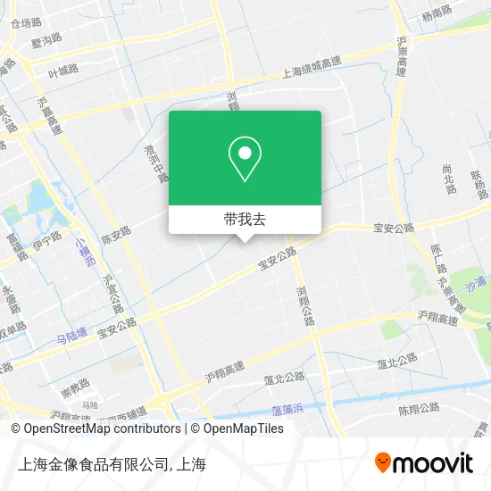 上海金像食品有限公司地图