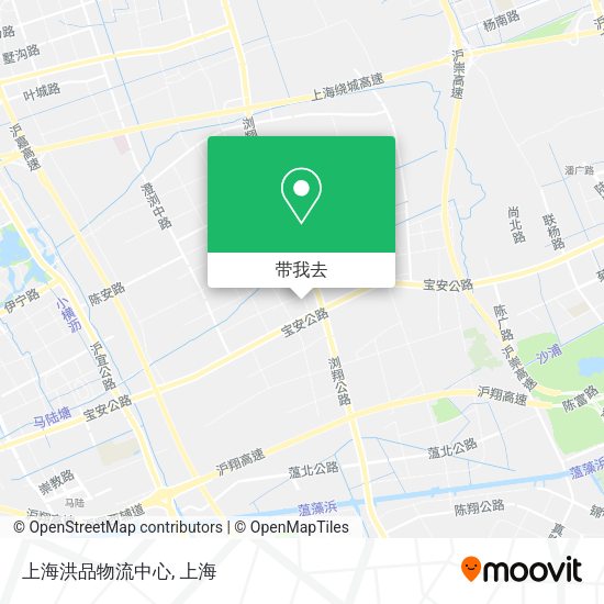 上海洪品物流中心地图