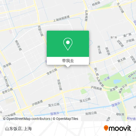 山东饭店地图