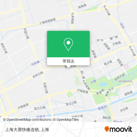 上海大唐快修连锁地图