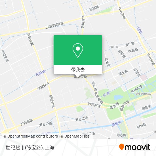 世纪超市(陈宝路)地图