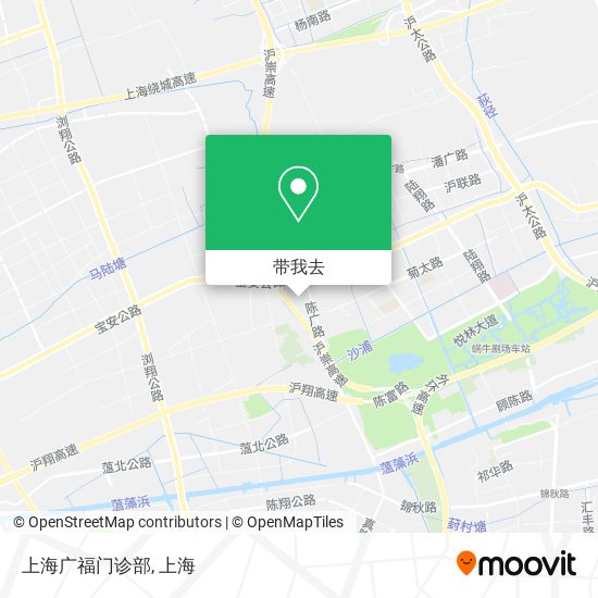 上海广福门诊部地图
