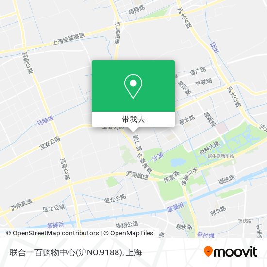 联合一百购物中心(沪NO.9188)地图