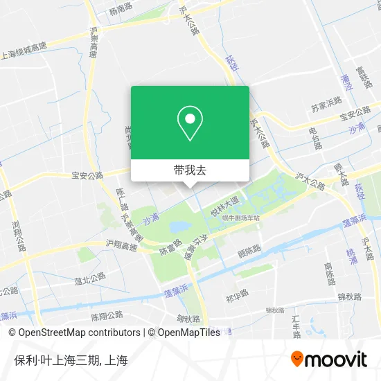 保利·叶上海三期地图