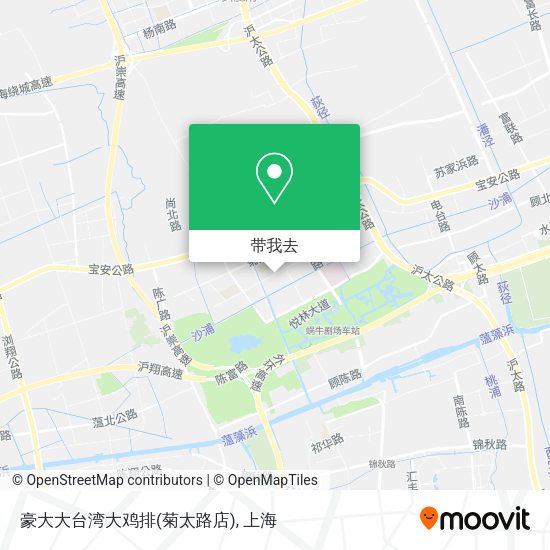 豪大大台湾大鸡排(菊太路店)地图