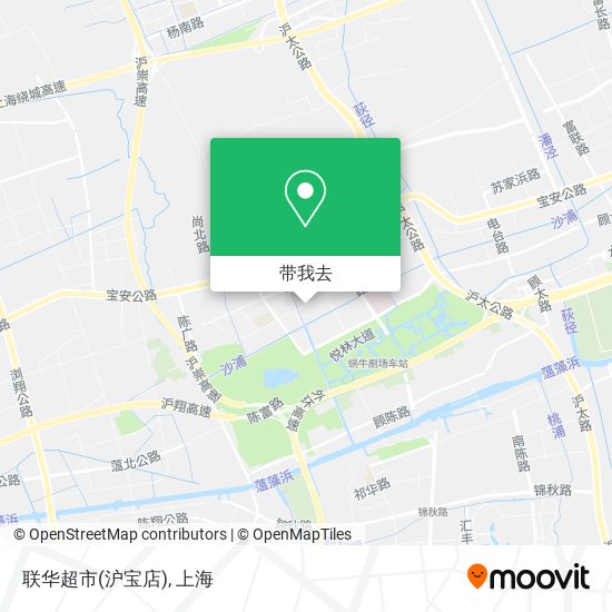 联华超市(沪宝店)地图