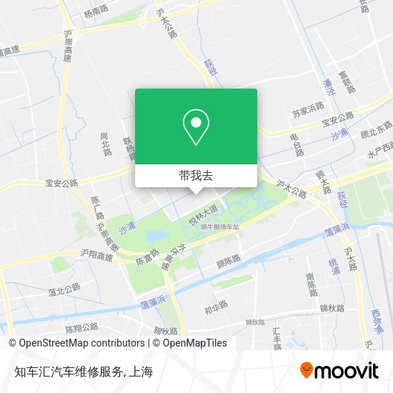 知车汇汽车维修服务地图