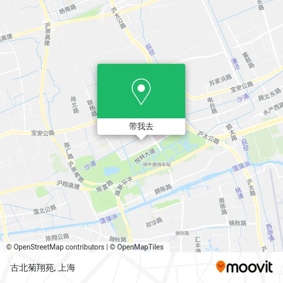 古北菊翔苑地图