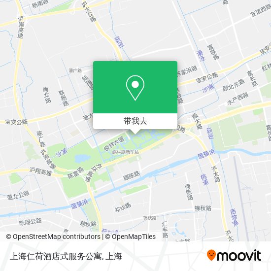 上海仁荷酒店式服务公寓地图
