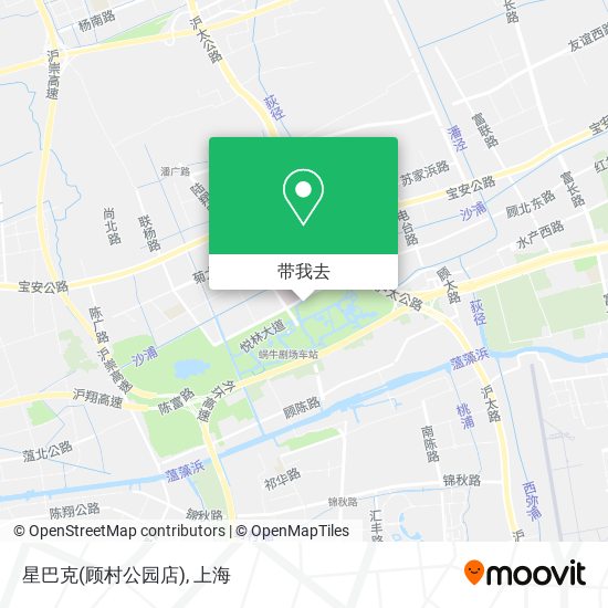 星巴克(顾村公园店)地图