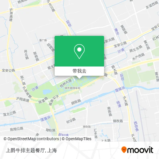 上爵牛排主题餐厅地图