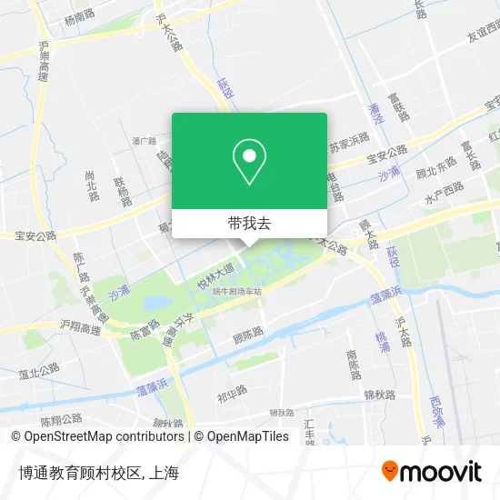 博通教育顾村校区地图