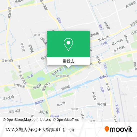 TATA女鞋店(绿地正大缤纷城店)地图