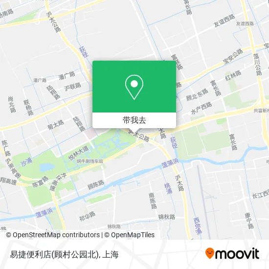 易捷便利店(顾村公园北)地图