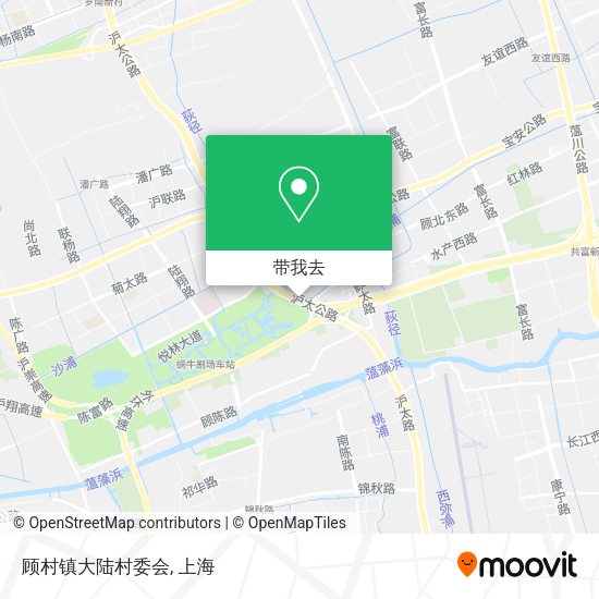 顾村镇大陆村委会地图
