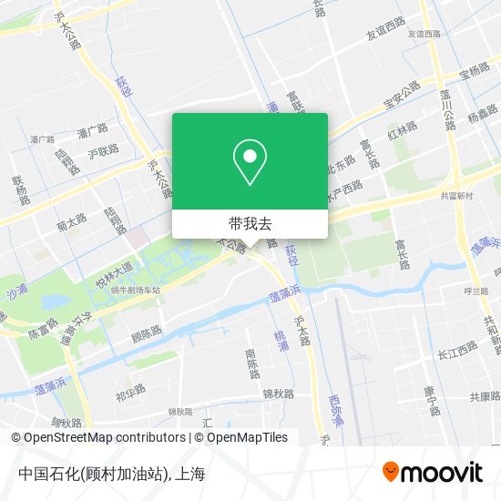 中国石化(顾村加油站)地图