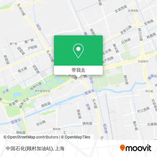 中国石化(顾村加油站)地图